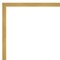 Amanti Art Non-Beveled Wood Wall Mirror, Svelte Clay Grey Frame